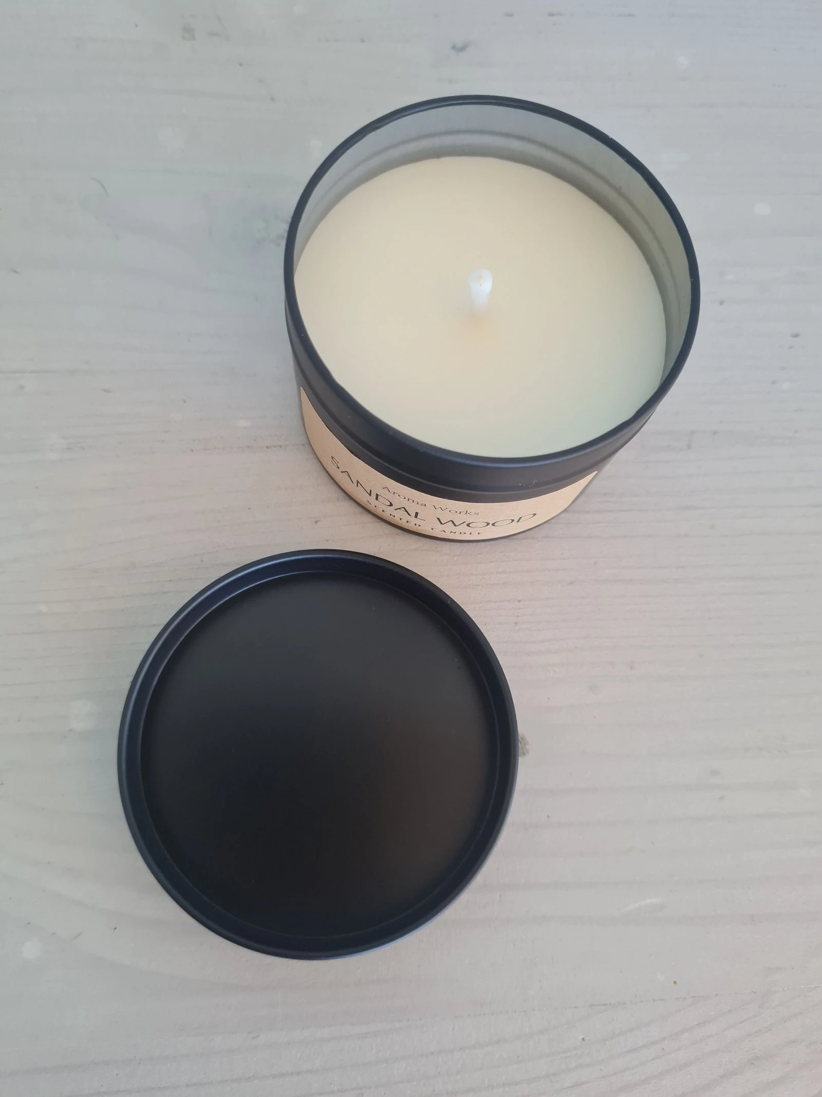 NIEUWE geurkaars Aroma Works 🌺 Sandal Wood – photo 2